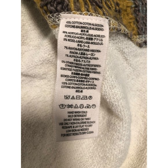 Free People Knit Colorful Sweatshirt - Medium - Picture 6 of 6